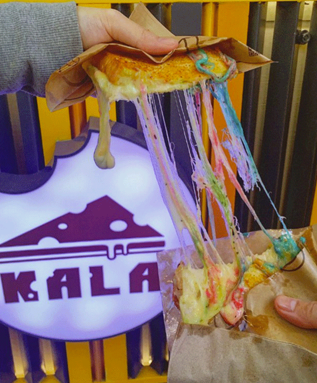 Hong Kong's Kala Toast is the brianchild behind the rainbow delight. Photo: Instagram