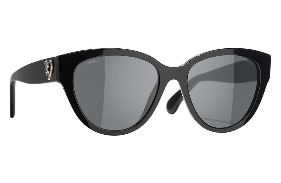 Classic acetate sunglasses; $505, at select Chanel boutiques, 800-550-0005