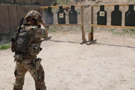 Advisors from the 2nd Security Force Assistance Brigade conduct marksmanship training during their deployment to Afghanistan