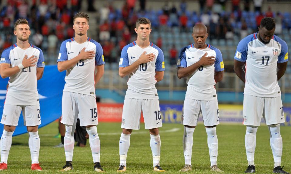 Christian Pulisic (center) must wait for an opportunity to appear at a World Cup. (The Guardian)