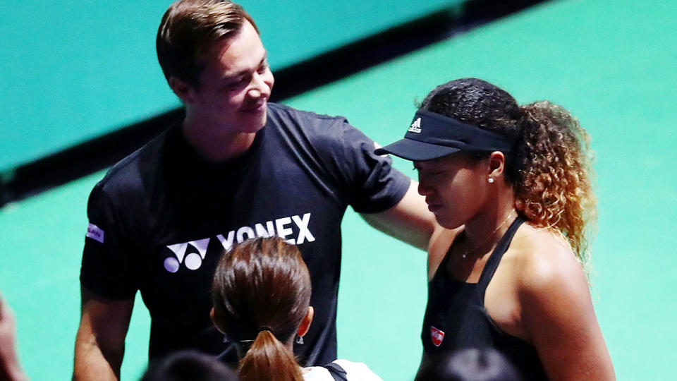 Naomi Osaka and Sascha Bajin have parted ways. (Photo by Clive Brunskill/Getty Images)