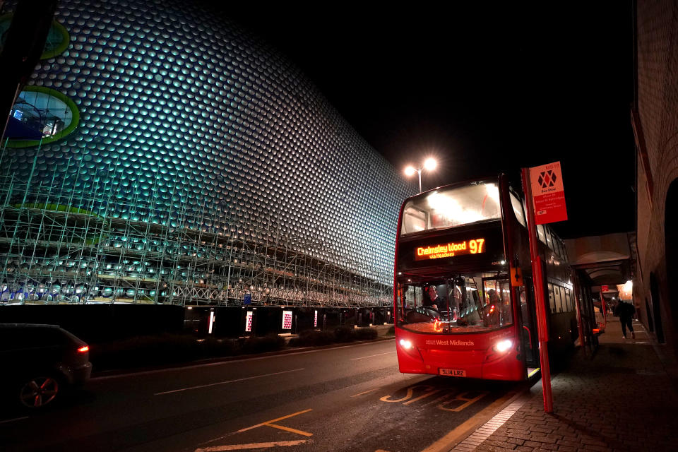 A general view of the Bullring in Birmingham. Picture date: Wednesday February 10, 2021. (Photo by Zac Goodwin/PA Images via Getty Images)