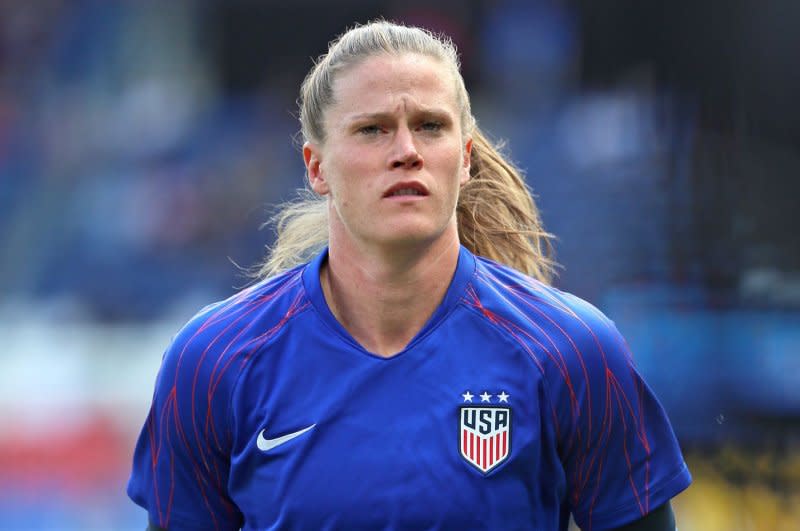 Goalkeeper Alyssa Naeher and the United States Women's National Team won 3-1 in penalties to edge Canada in a Gold Cup semifinal Wednesday in San Diego. File Photo by David Silpa/UPI