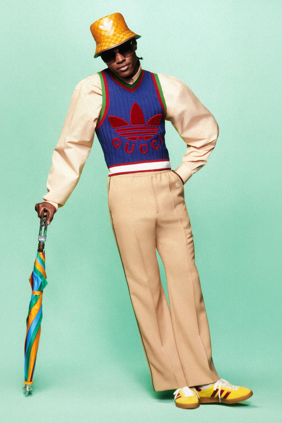 A look from the Adidas x Gucci collection. - Credit: Carlijn Jacobs/Courtesy of Gucci