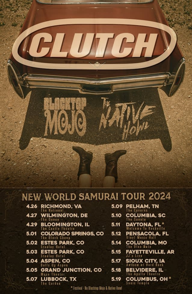 Clutch Announce Spring 2024 US Tour