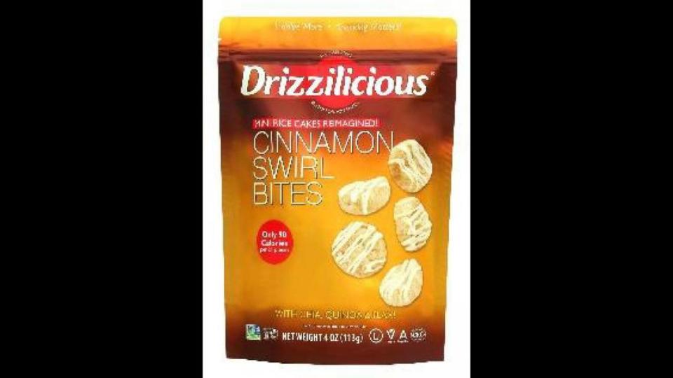 Drizzilicious Cinnamon Swirl Bites (”Mini Rice Cakes Reimagined”)