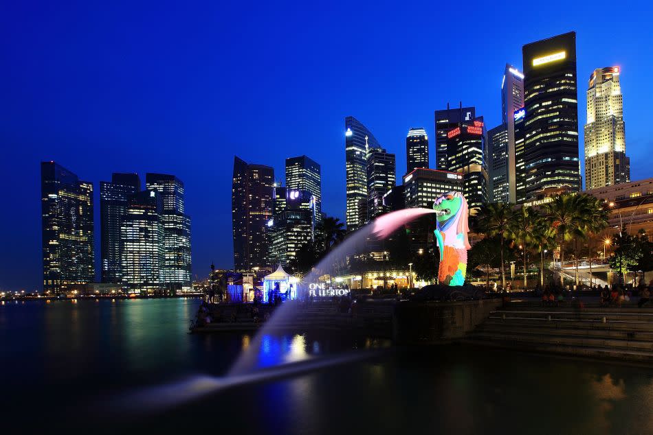 1. Singapore - US$61,567 (S$77,457) per person. Singapore's GDP per capita is up 2 per cent from 2012. The IMF expects Singapore's GDP per capita to rise to an astounding $77,000 by 2018.