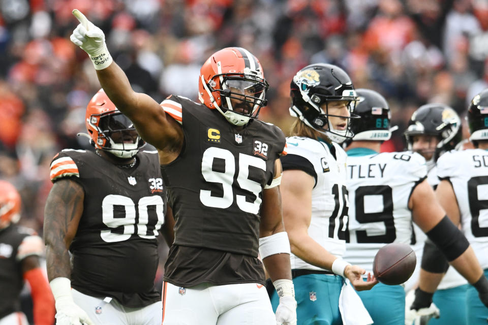 Browns Myles Garrett David Njoku Pro Bowl