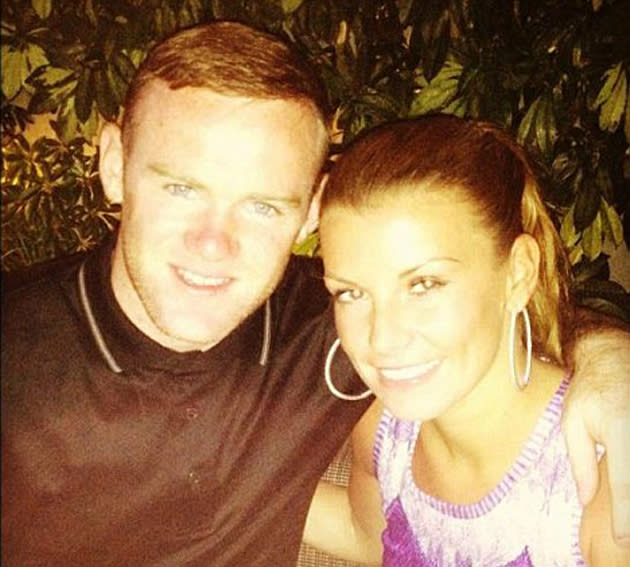 Celebrity photos: Wayne and Coleen Rooney have been enjoying a sunny holiday in LA for the past few days. Wayne tweeted this cute photo of the pair having dinner, with the caption: “Me and Coleen in los Angeles having dinner. Time to chill.” [sic] Copyright [Wayne Rooney]