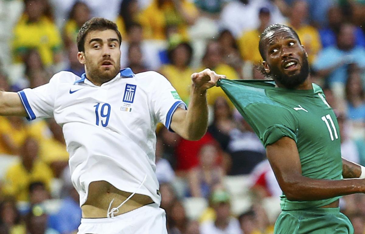 Ivory Coast soccer rivalries' jerseys