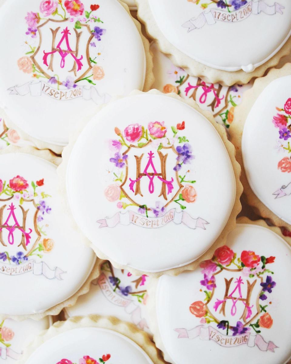 Monogrammed Cookies