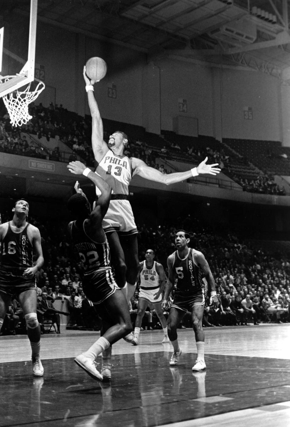 Basketball as we know it was molded by Wilt Chamberlain's dominance on the court. (Photo: ASSOCIATED PRESS)