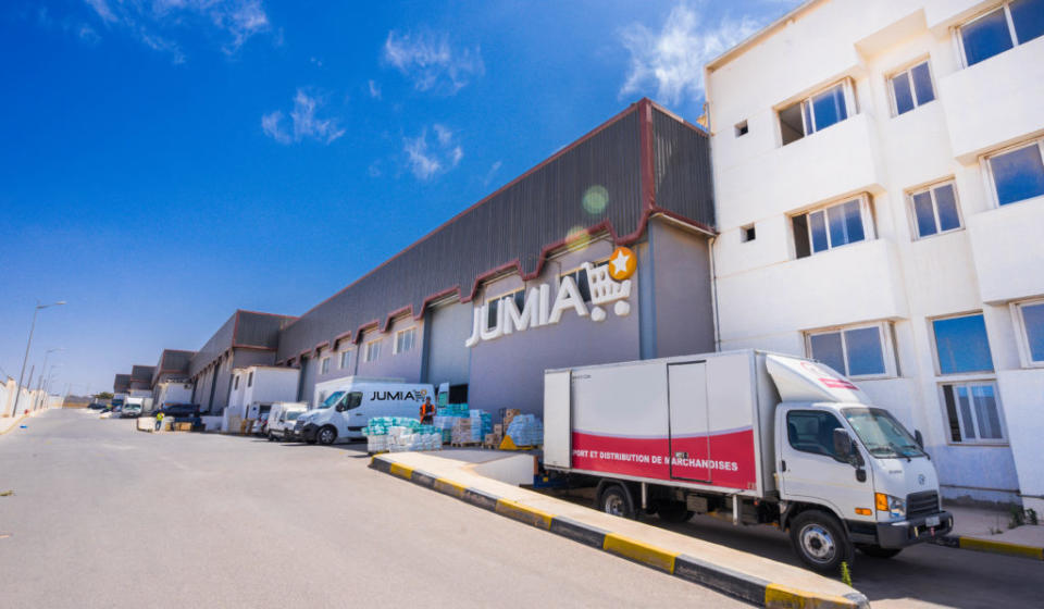 A Jumia warehouse in Morocco.