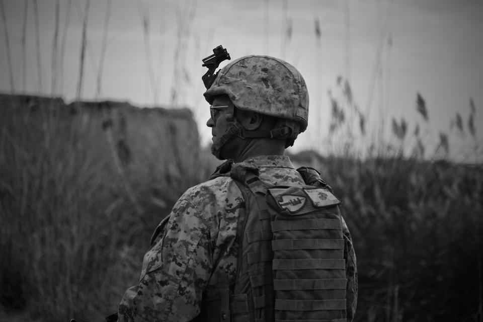 Frank Biggio in Helmand Province, Afghanistan in 2009.