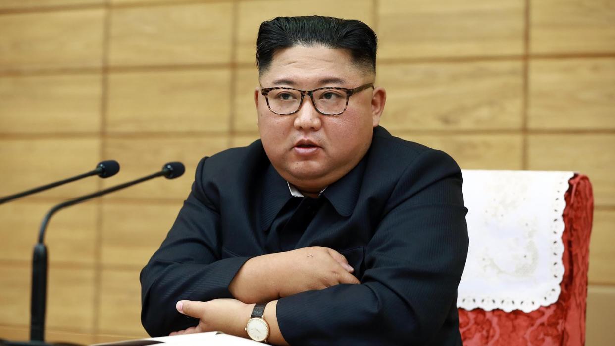 Nordkoreas Machthaber Kim Jong Un. Nordkorea hatte in Sohae unter anderem Raketen gestartet, die angeblich Satelliten ins All bringen sollten.