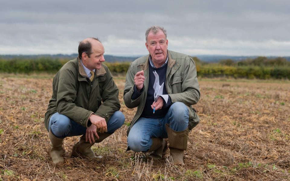 Clarkson on Diddly Squat Farm with farm manager Charlie Ireland - Amazon Prime Video