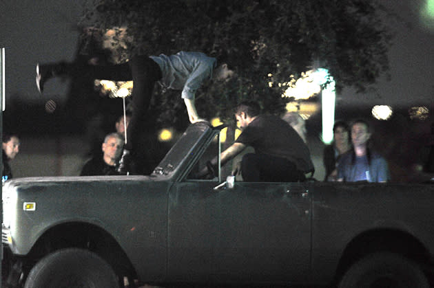 Ryan Gosling und Rooney Mara am Set von "The Untitled Terrence Malick Project". (Bild: Splash News)