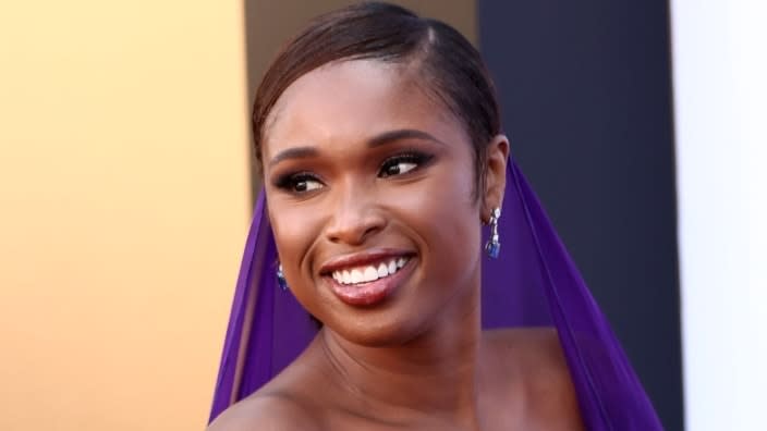 Jennifer Hudson attends the premiere of MGM’s “Respect” at Regency Village Theatre last month in Los Angeles, California. (Photo by Matt Winkelmeyer/Getty Images)