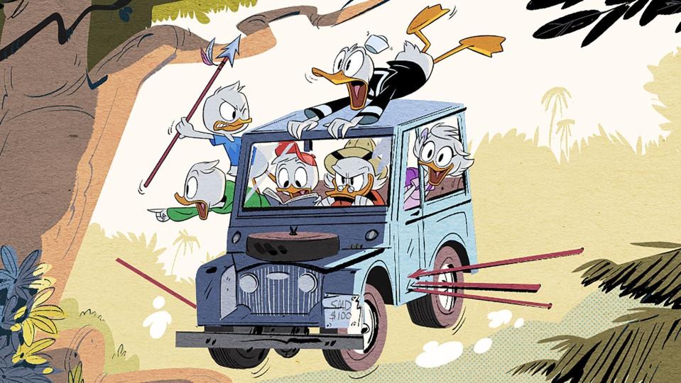 Disney XD's 'DuckTales' is a reboot of the popular animated series from the late 1980s, chronicling the adventures of Scrooge McDuck and Huey, Dewey and Louie.