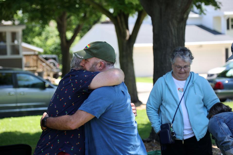 Dozens of people Sunday attended the Imago Dei Pride service celebrating LGBTQ Christians in Green Bay.