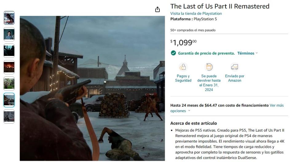 Aparta tu copia de <em>The Last of Us Part II Remastered</em>