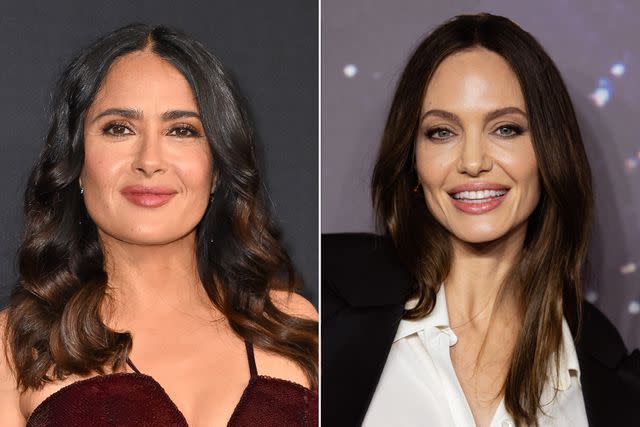 <p>James Devaney/GC Images; Samir Hussein/WireImage</p> Salma Hayek Pinault; Angelina Jolie