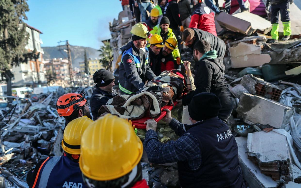 Turkey Syria earthquake natural disaster emergency services help - Erdem Sahin/EPA-EFE/Shutterstock