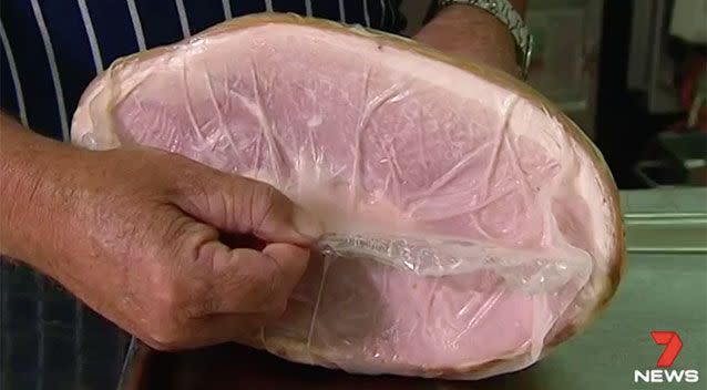 A good ham is an integral part of many Australian Christmas meals. Source: 7 News