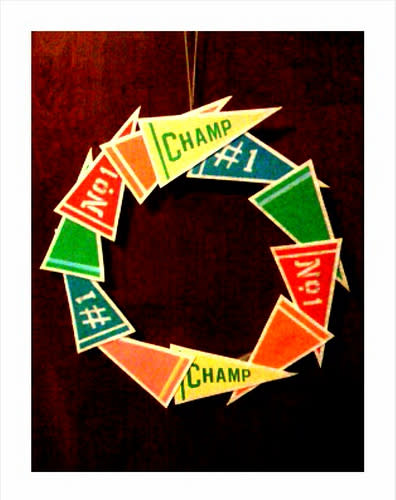 Pennant Wreath