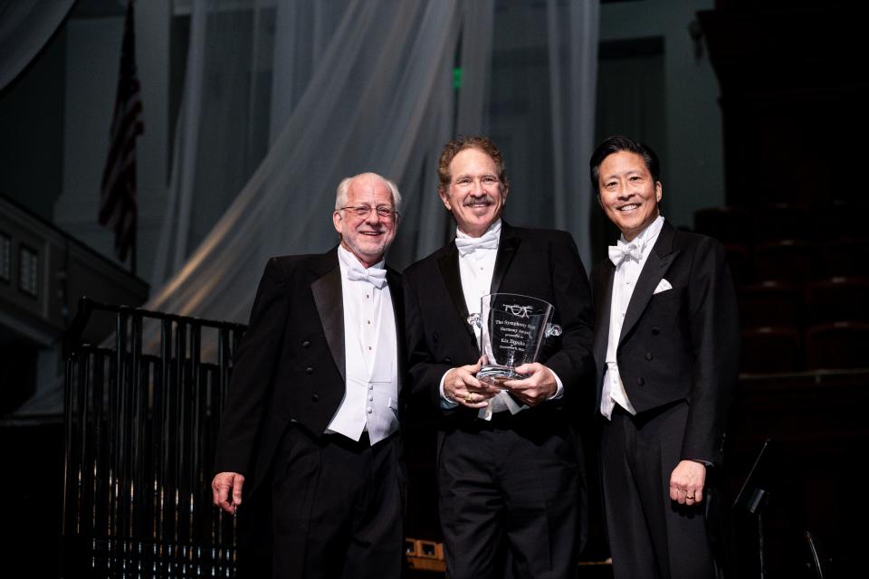 Nashville Symphony President and CEO Alan Valentine, Harmony Award Recipient Kix Brooks, Dr. Carl Awh