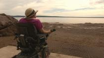 A ramp down to nature: Woman in wheelchair experiences Hopewell Rocks in new way