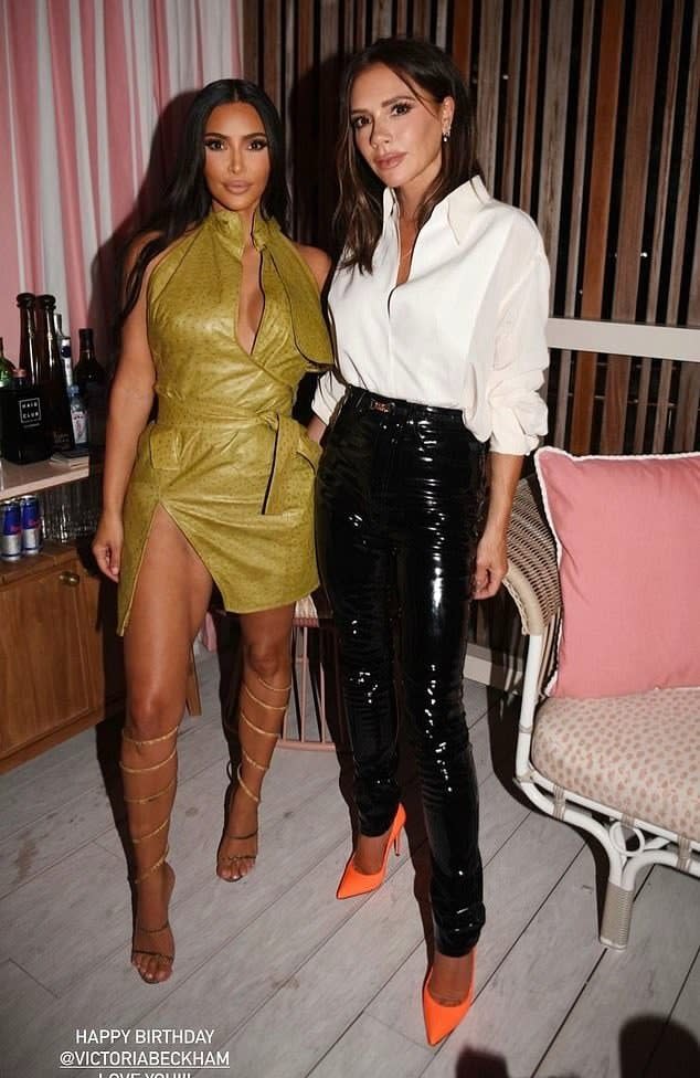 Kim Kardashian and Victoria Beckham - Instagram / Kim Kardashian