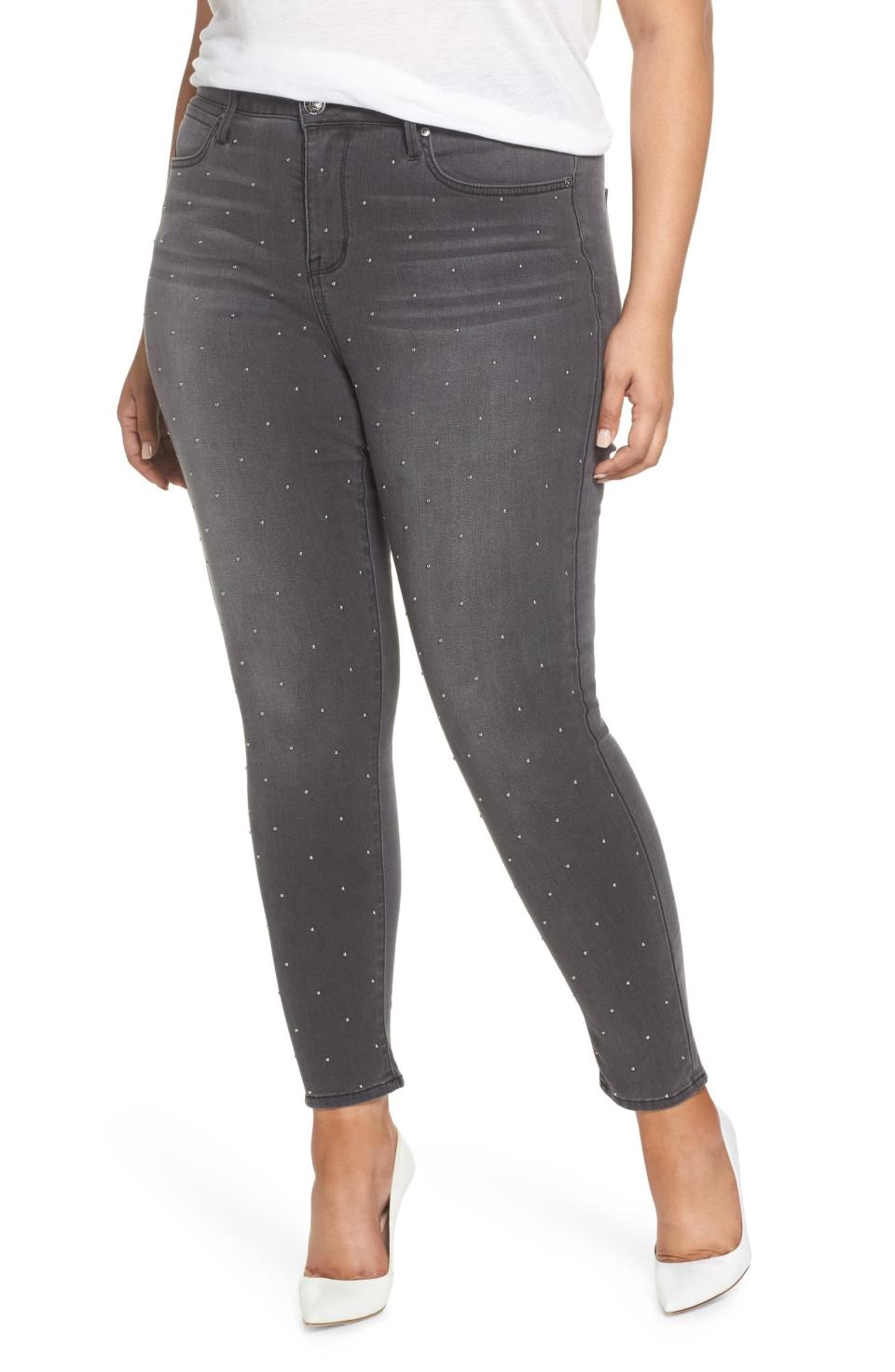 16) High-Rise Skinny Jeans