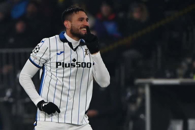 José Luis Palomino, defensor argentino de Atalanta, de Italia