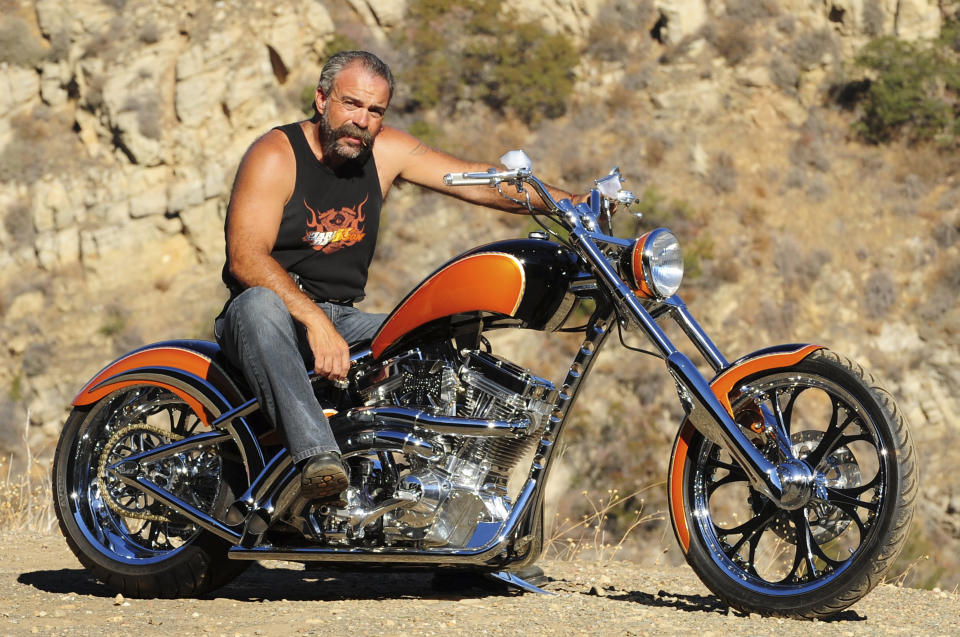 Sam Childers en su Harley Davidson. (Photo by Markus Cuff/Corbis via Getty Images)