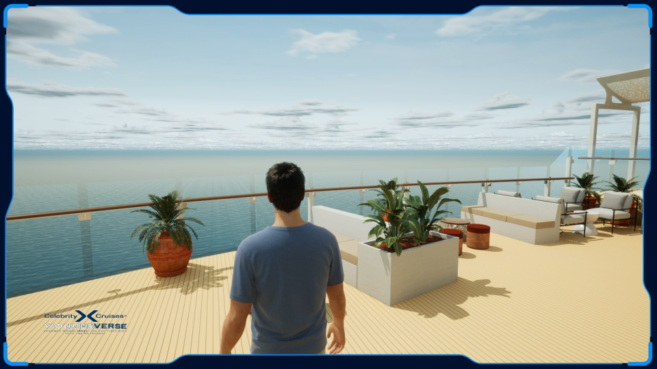 The experience offers expansive - albeit virtual - views.