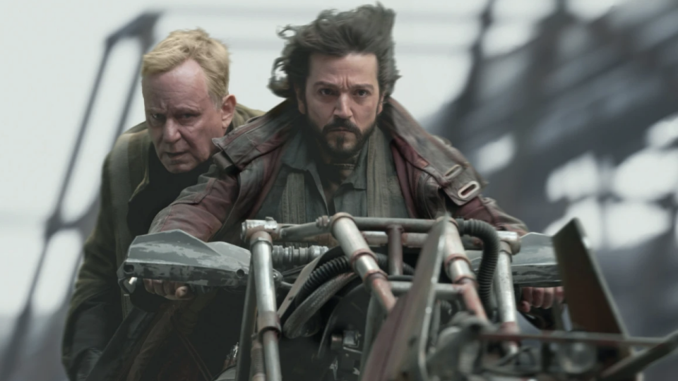 Stellan Skarsgard and Diego Luna in Andor