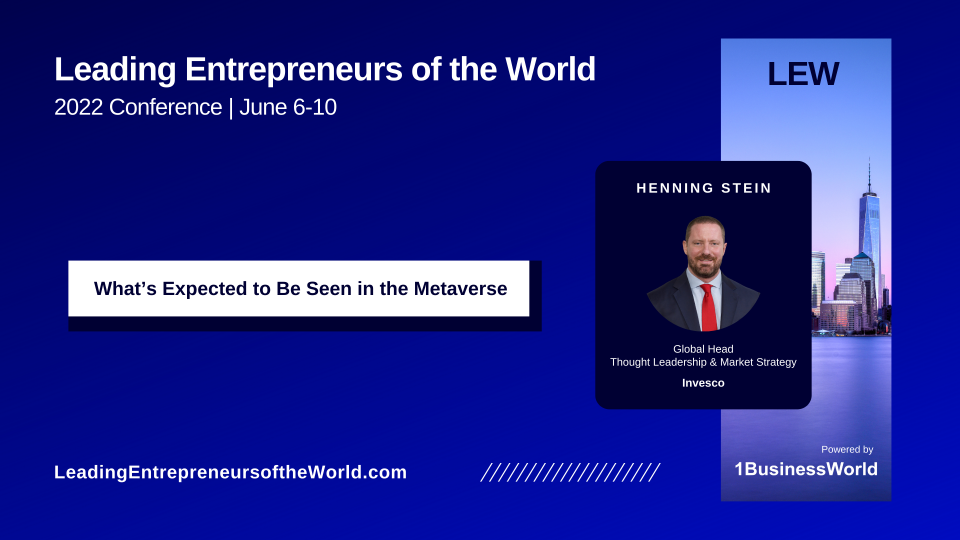 What's Expected to Be Seen in the Metaverse | Henning Stein at the 2022 LEW Conference | Monday, June 6