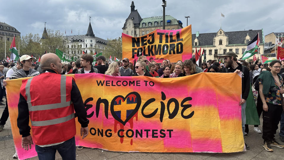 Malmö Eurovision protests.