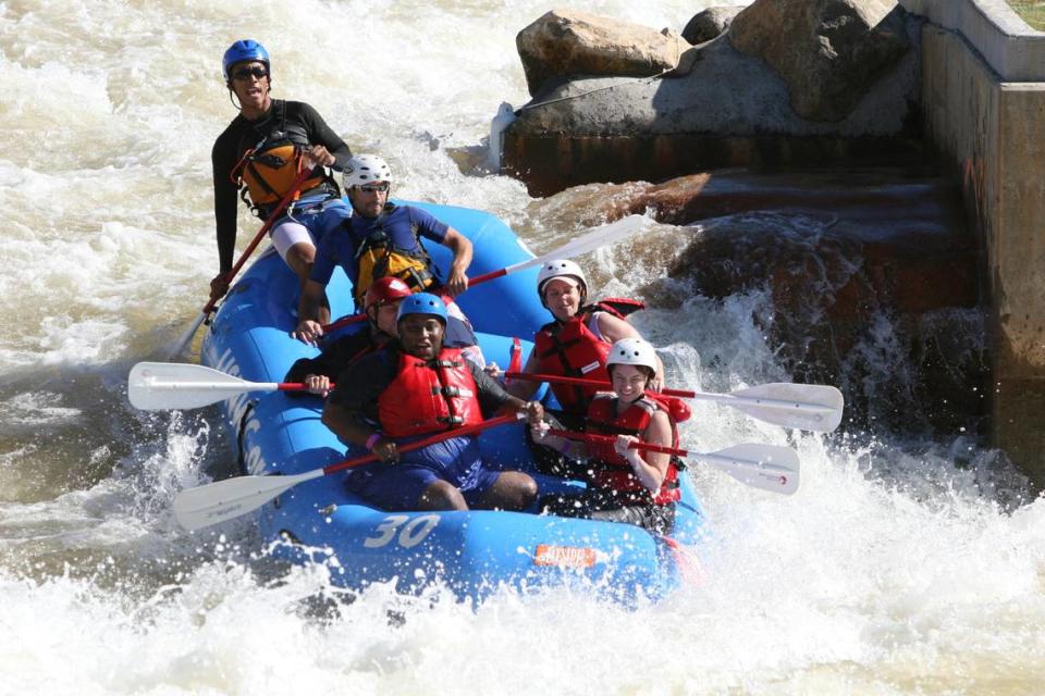 The U.S. National Whitewater Center at 5000 Whitewater Center Pkwy. in Charlotte includes a restaurant and outdoor activities including rafting, hiking and ziplines.