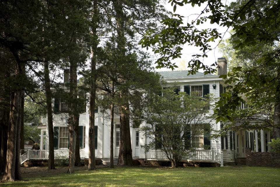 The front of the William Faulkner House in Oxford, Mississippi.