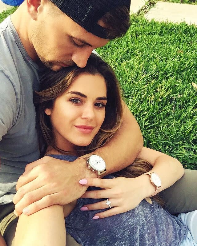 <p>It was obvious from the beginning that JoJo Fletcher was going to pick Jordan Rodgers. Their chemistry and connection was palpable. Jordan picked a <a href="https://people.com/style/guess-the-bachelorette-couple-from-the-engagement-ring/?slide=666674#666674" rel="nofollow noopener" target="_blank" data-ylk="slk:simple ring with an oval-shaped center stone;elm:context_link;itc:0;sec:content-canvas" class="link ">simple ring with an oval-shaped center stone </a>positioned on a band full of diamonds.</p><p><a href="https://www.instagram.com/p/BV5fhADHOEO/" rel="nofollow noopener" target="_blank" data-ylk="slk:See the original post on Instagram;elm:context_link;itc:0;sec:content-canvas" class="link ">See the original post on Instagram</a></p>