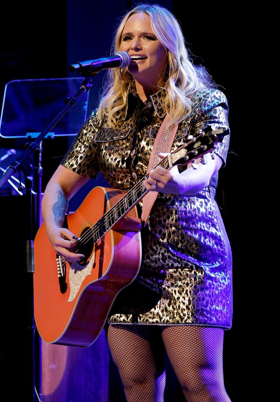 Miranda Lambert performs onstage for the class of 2022 Medallion Ceremony at Country Music Hall of Fame and Museum on October 16, 2022 in Nashville, Tennessee.