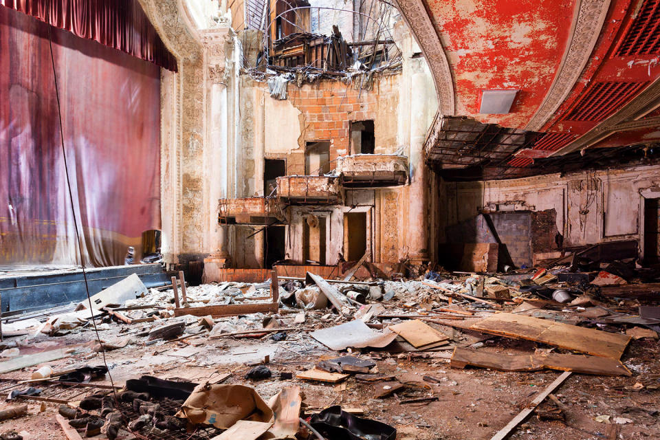 <p>Lambros is also keen to help get the old theaters restored to their original states. (Photo: Matt Lambros/Caters News) </p>