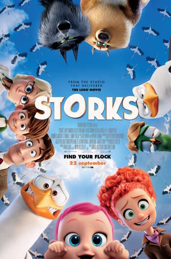 Storks. Credit: Golden Village Cinemas