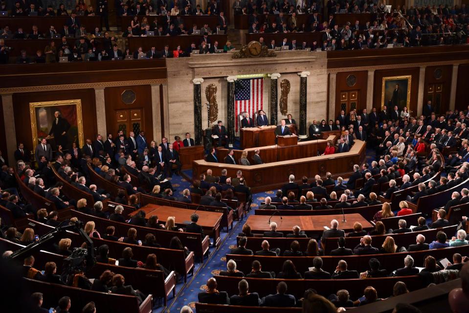 President Donald Trump at last year's State of the Union