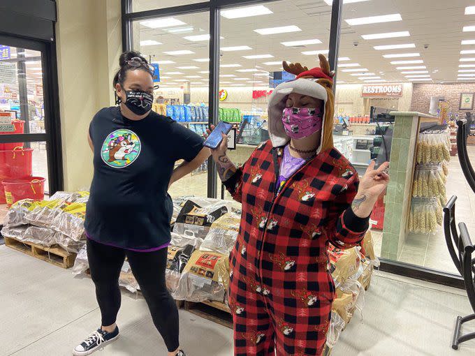 Decked out in Buc-ee’s gear, April Grotzinger and her friend Kristy Gamble, left Orlando at 1 a.m. to make sure they were first in line. “Technically, I guess it’s a gas station, but its got like a home goods section. It has a sporting section. It has so many foods, so many foods. It’s a life style really,” Grotzinger said.