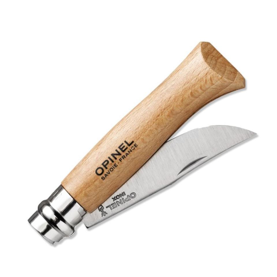 <p><strong>Opinel</strong></p><p>rei.com</p><p><strong>$17.00</strong></p><p><a href="https://go.redirectingat.com?id=74968X1596630&url=https%3A%2F%2Fwww.rei.com%2Fproduct%2F884528&sref=https%3A%2F%2Fwww.menshealth.com%2Ftechnology-gear%2Fg33546416%2Fbest-camping-knife%2F" rel="nofollow noopener" target="_blank" data-ylk="slk:BUY IT HERE;elm:context_link;itc:0;sec:content-canvas" class="link ">BUY IT HERE</a></p><p>Handsomely crafted and set in a beechwood handle, the Opinel No. 8 knife is lightweight and shines with a 12C27 Sandvik stainless steel blade. One of the best lightweight everyday carry camping knives, the anti-corrosive blade stands up to even the hardest of jobs—whether that’s cutting through tough rope or survival sustenance containers. If you’re willing to share the love, the No. 8 is simply a beautifully crafted knife that you’ll want to pass down or gift to a family member or close friend. </p>