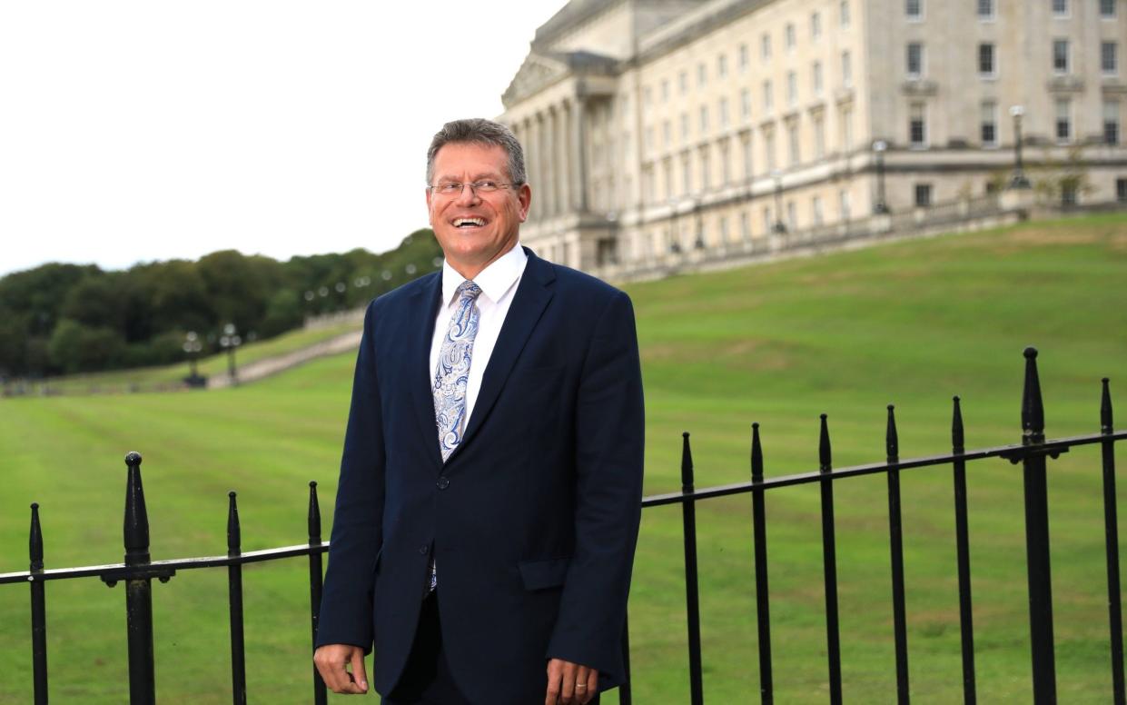 European Commission Vice President Maros Sefcovic vists Stormont on Thursday Sep 9. - PA