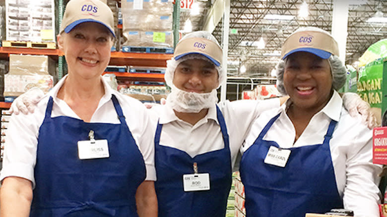 Costco sample workers
